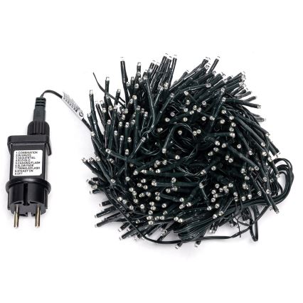 Aigostar - LED-Weihnachtslichterkette für den Außenbereich 400xLED/8 Funktionen 13m IP44 kaltweiß