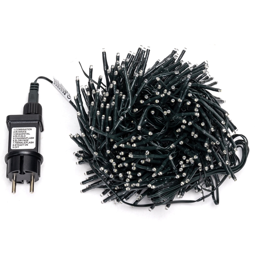 Aigostar - LED-Weihnachtslichterkette für den Außenbereich 400xLED/8 Funktionen 13m IP44 kaltweiß