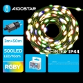 Aigostar - LED-Weihnachtslichterkette für den Außenbereich 500xLED/8 Funktionen 53m IP44 mehrfarbig