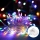 Aigostar - LED-Weihnachtslichterkette für den Außenbereich 50xLED/8 Funktionen 3xAA 5,3m IP44 mehrfarbig