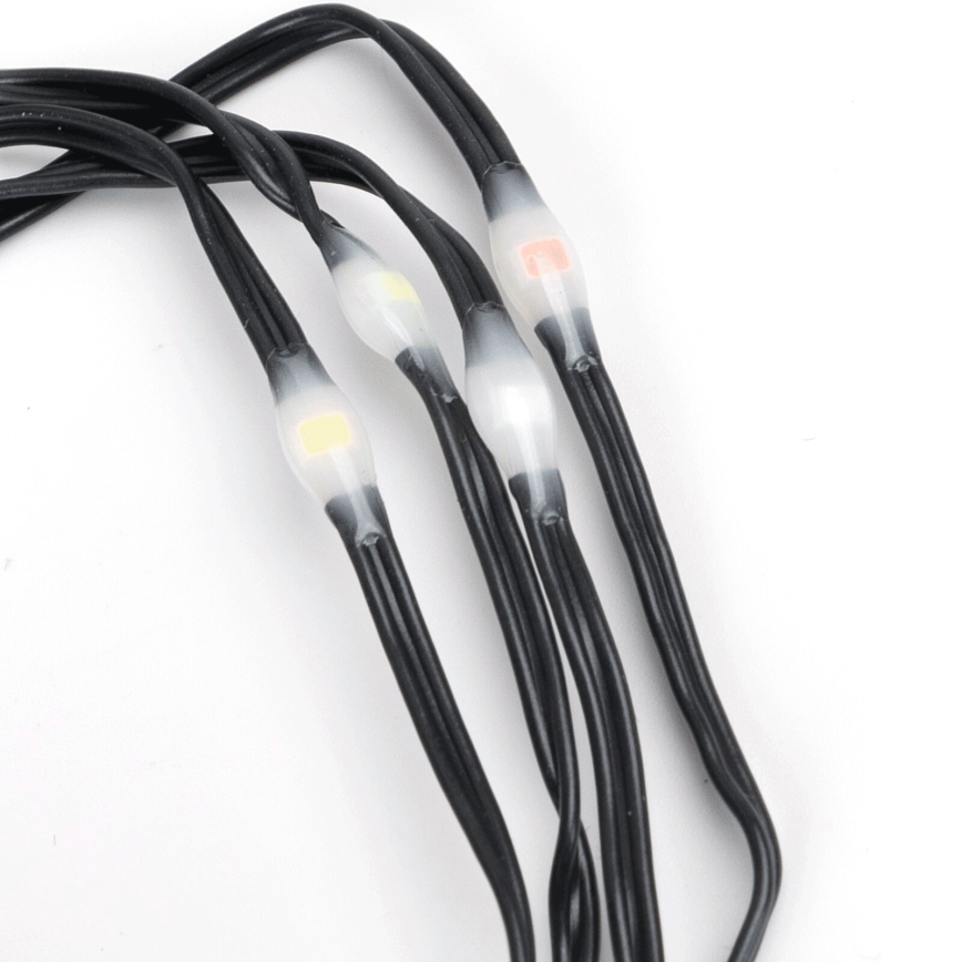 Aigostar - LED-Weihnachtslichterkette für den Außenbereich 50xLED/8 Funktionen 3xAA 5,3m IP44 mehrfarbig