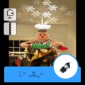 Aigostar - LED-Weihnachtsprojektor mit Schneeflocken-Effekt LED/5W/230V kaltweiß perník