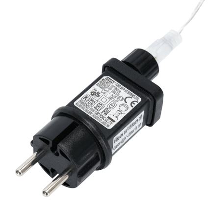 Aigostar - LED Weihnachtsprojektor mit Schneeflocken LED/5W/230V kaltweiß schwarz/weiß