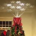 Aigostar - LED Weihnachtsprojektor mit Schneeflockenprojektion LED/5W/230V kaltweiß rot
