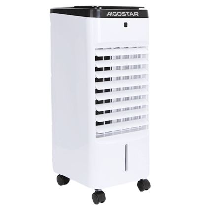 Aigostar - Luftkühler 60W/230V weiß + Fernbedienung