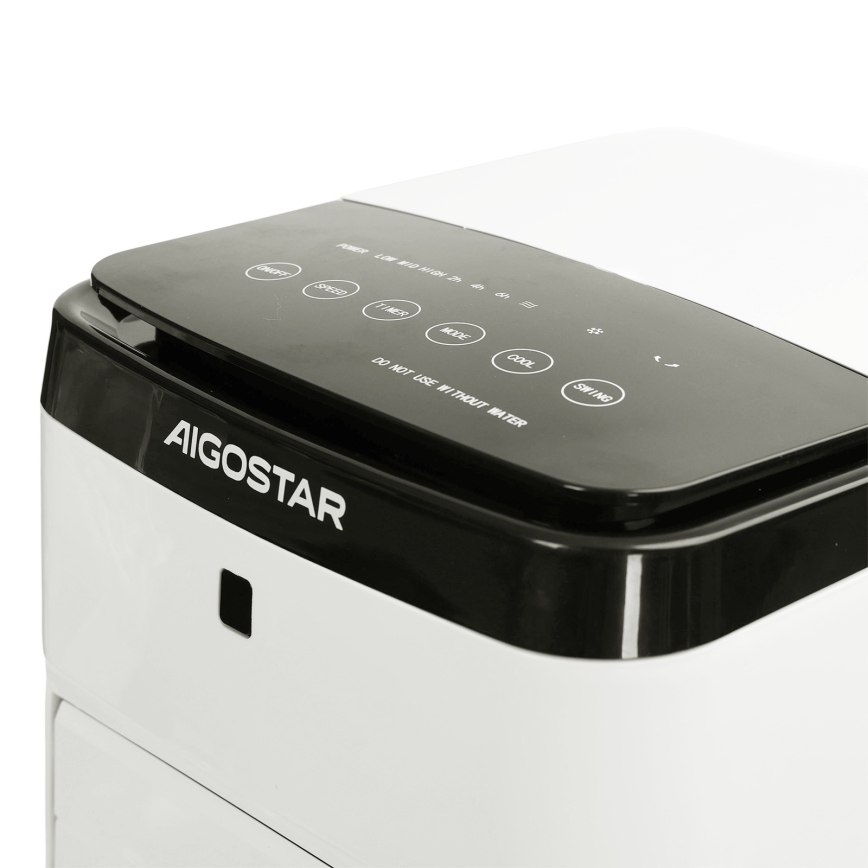 Aigostar - Luftkühler 60W/230V weiß + Fernbedienung