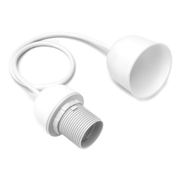Aigostar - Netzkabel 1xE27/60W/250V weiß