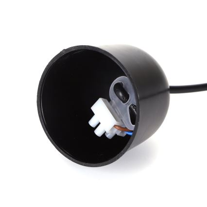 Aigostar - Netzkabel mit 1x E27-Fassung, 60 W, 250 V, schwarz