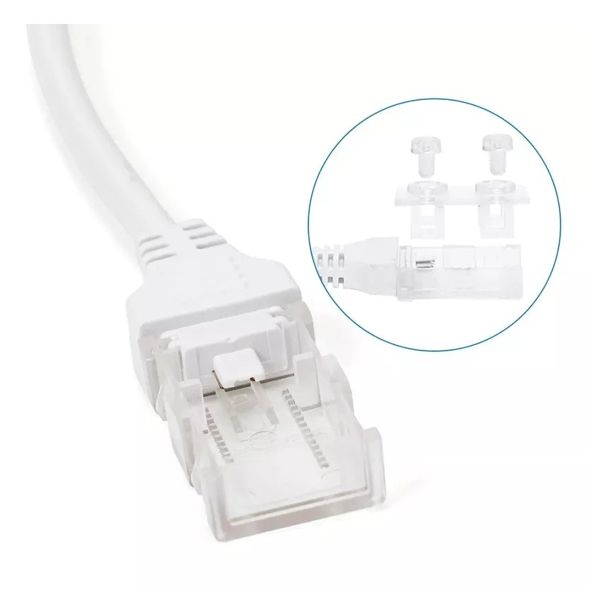 Aigostar - Netzteil für LED-Streifen 8 mm 600W/230V weiß