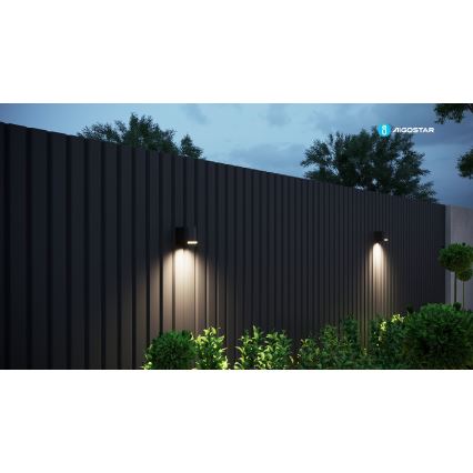 Aigostar - Outdoor-Wandleuchte 1xGU10/35W/230V schwarz IP54