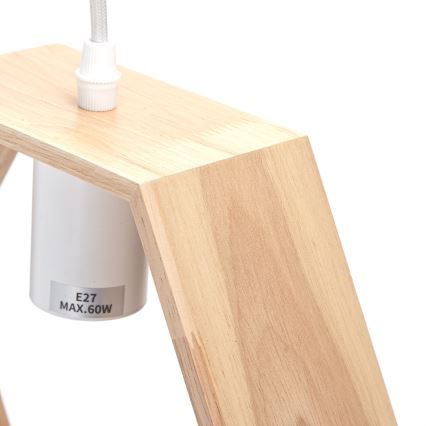 Aigostar - Pendelleuchte 1xE27/60W/230V beige