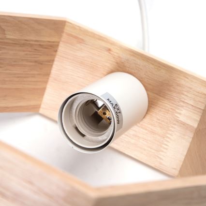 Aigostar - Pendelleuchte 1xE27/60W/230V beige