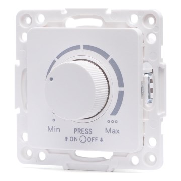 Aigostar - Rahmenloser Dimmer 250 V/10 A weiß