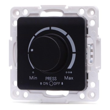 Aigostar - Rahmenloser Dimmer 250V/10A, schwarz