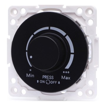 Aigostar - Rahmenloser Dimmer 250V/10A, schwarz
