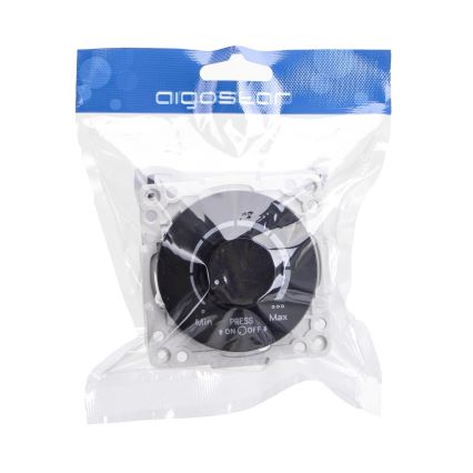 Aigostar - Rahmenloser Dimmer 250V/10A, schwarz