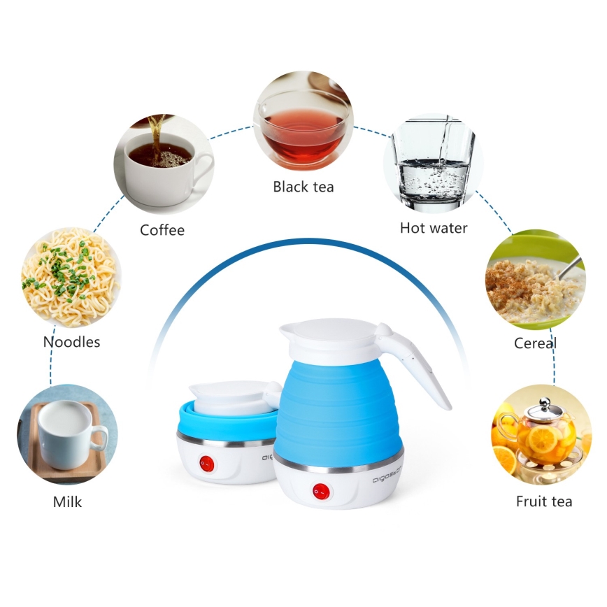 Aigostar - Reisewasserkocher 600ml 1000W/230V