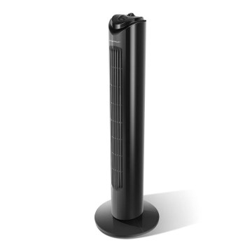 Aigostar - Säulenventilator 45W/230V schwarz