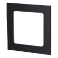 Aigostar - Schlichter Bilderrahmen mit Glas, schwarz