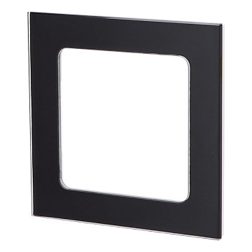 Aigostar - Schlichter Bilderrahmen mit Glas, schwarz