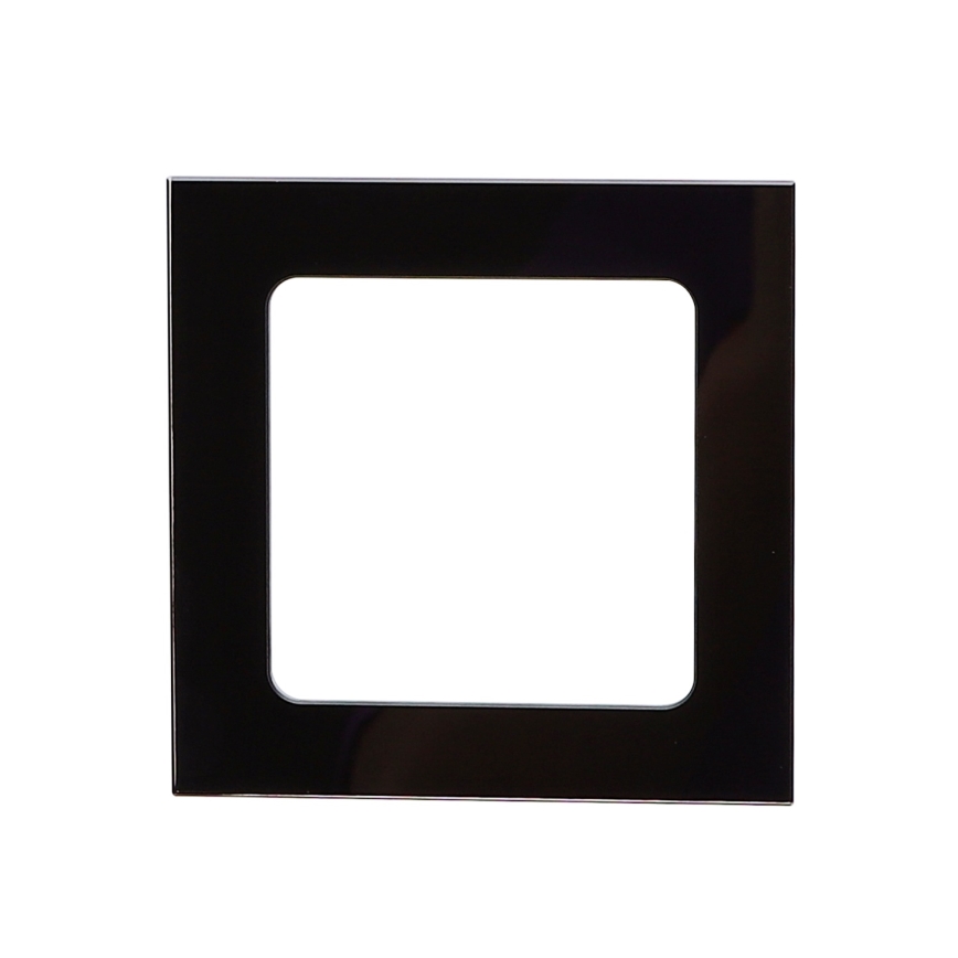 Aigostar - Schlichter Bilderrahmen mit Glas, schwarz