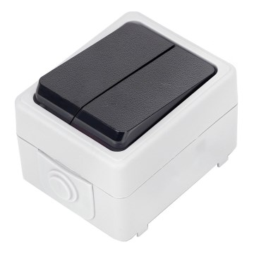 Aigostar - Serienschalter für den Haushalt 250V/10A IP54