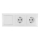 Aigostar - SET 2x Steckdose mit Schalter 2x16A/250V SCHUKO