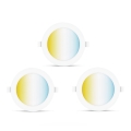 Aigostar - SET 3x dimmbare LED Einbauleuchte MESH LED/6W/230V 2700K-6500K Ø11,5 cm