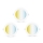 Aigostar - SET 3x dimmbare LED Einbauleuchte MESH LED/6W/230V 2700K-6500K Ø11,5 cm