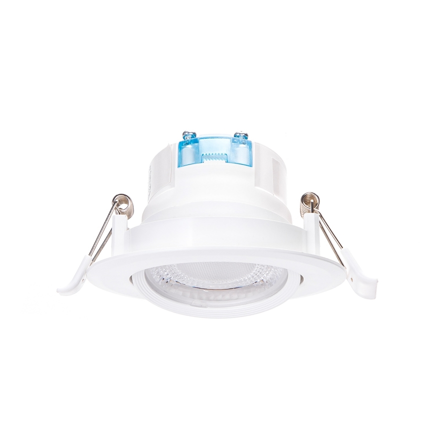 Aigostar - SET 3x LED Einbauleuchte LED/5W/230V 3000K Ø 8,5 cm weiß