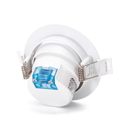 Aigostar - SET 3x LED Einbauleuchte LED/5W/230V 3000K Ø 8,5 cm weiß