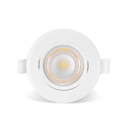 Aigostar - SET 3x LED Einbauleuchte LED/5W/230V 4000K Ø 8,5 cm weiß