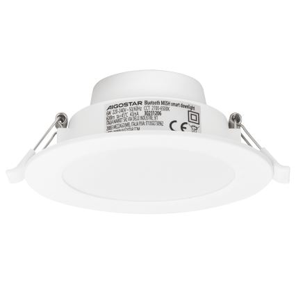 Aigostar - SET 3x dimmbare LED Einbauleuchte MESH LED/6W/230V 2700K-6500K Ø11,5 cm