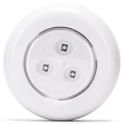 Aigostar - 3er-Set tragbare RGB-LED-Nachtlichter, LED/3xAAA + Fernbedienung