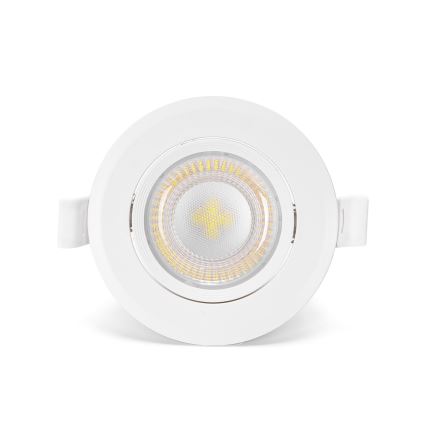 Aigostar - SET mit 3 LED-Einbauleuchten LED/5W/230V 6500K Ø 8,5 cm weiß