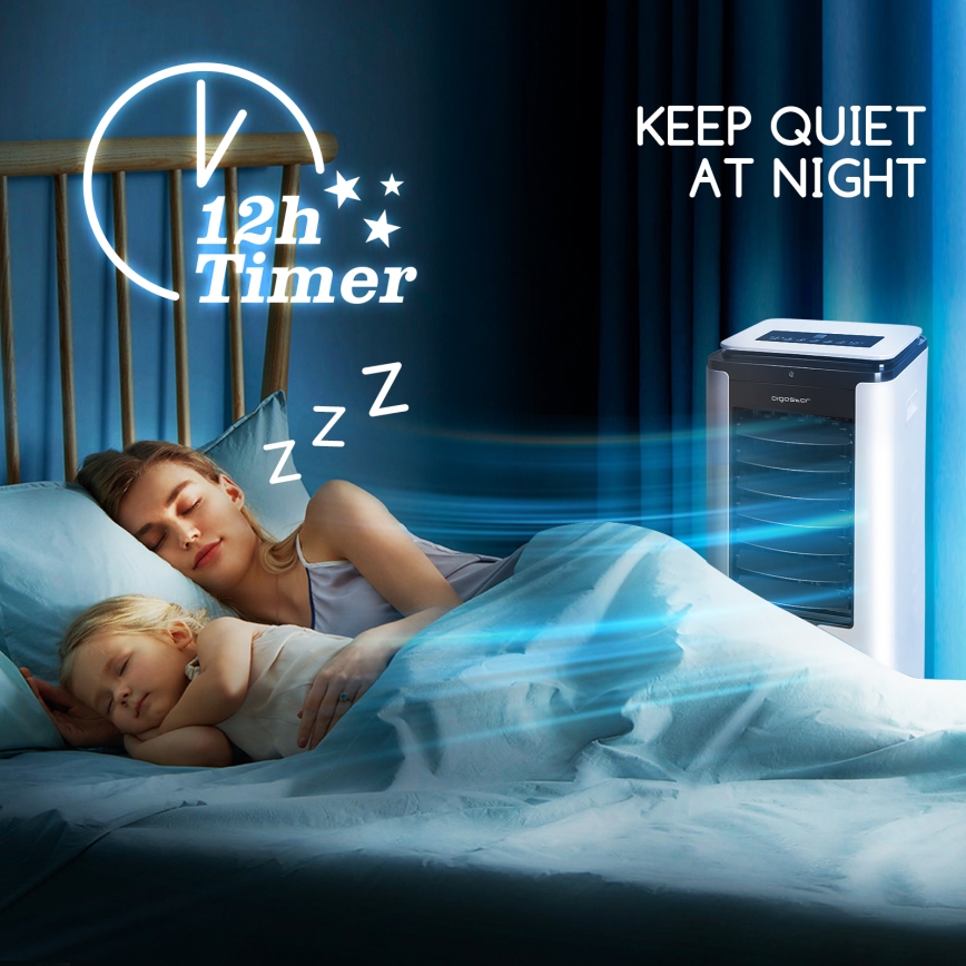 Aigostar - Smart Luftkühler 75W/230V Wi-Fi + Fernbedienung