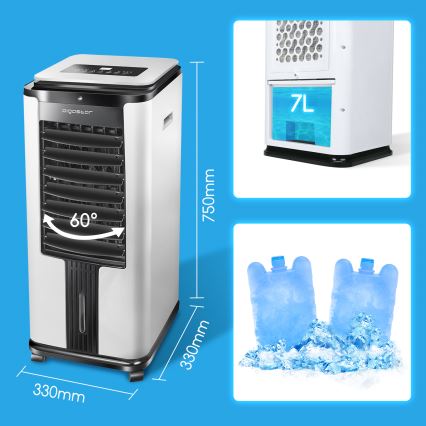 Aigostar - Smart Luftkühler 75W/230V Wi-Fi + Fernbedienung
