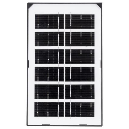 Aigostar - LED-Solarleuchte mit Sensor LED/35W/12V 3000 mAh 6500K Ø 15 cm + Fernbedienung