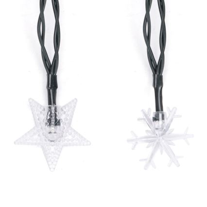 Aigostar - Solar-LED-Lichterkette 50 LEDs/8 Funktionen 800 mAh 12 m IP65 mehrfarbig