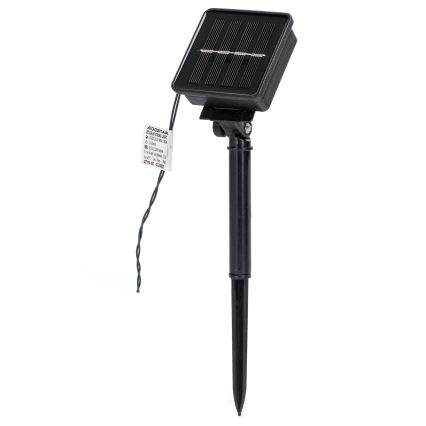Aigostar - Solar-LED-Lichterkette 50 LEDs/8 Funktionen 800 mAh 12 m IP65 mehrfarbig