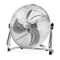 Aigostar - Standventilator 100 W/230 V Ø 54 cm glänzender Chrom