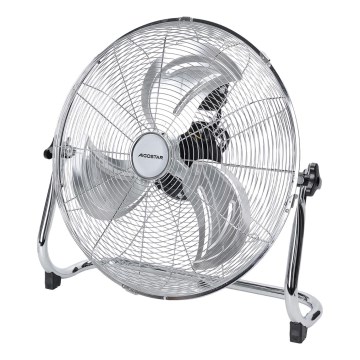 Aigostar - Standventilator 100W/230V, Ø 54 cm, glänzender Chrom