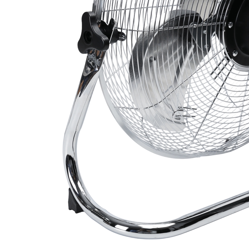 Aigostar - Standventilator 100W/230V Ø 54 cm glänzender Chrom