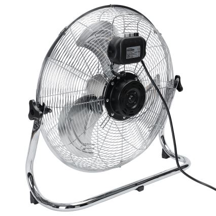 Aigostar - Standventilator 100W/230V Ø 54 cm glänzender Chrom