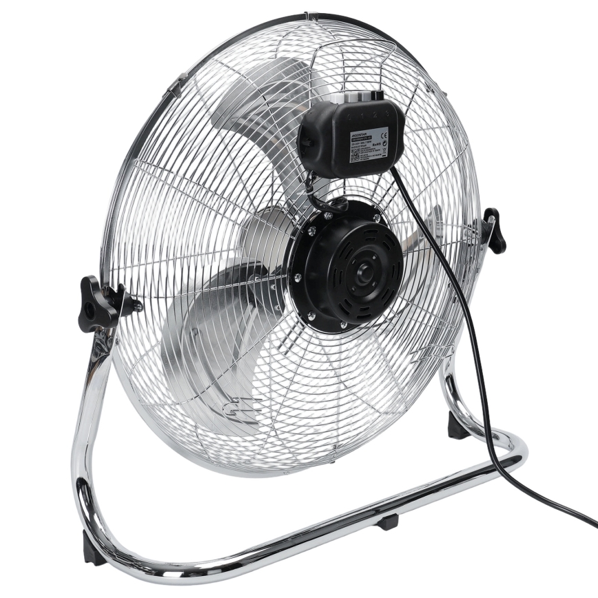 Aigostar - Standventilator 100W/230V Ø 54 cm glänzender Chrom