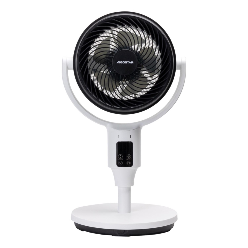 Aigostar - Standventilator 24 W/230 V, 108 cm, weiß