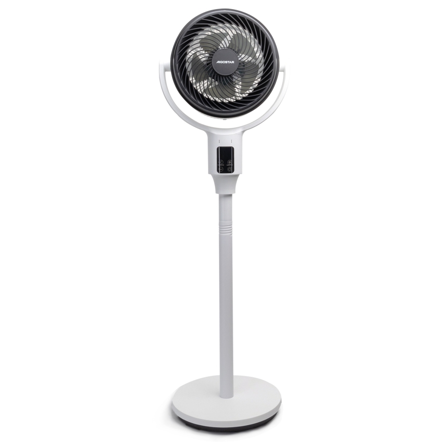 Aigostar - Standventilator 24 W/230 V, 108 cm, weiß