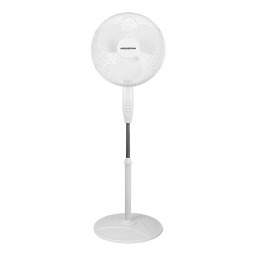 Aigostar - Standventilator 40 W/230 V 123 cm weiß
