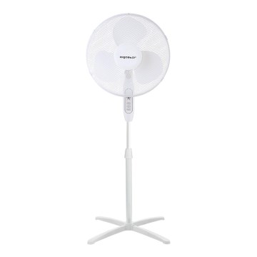 Aigostar - Standventilator 40 W / 230 V, Ø 40 cm, weiß