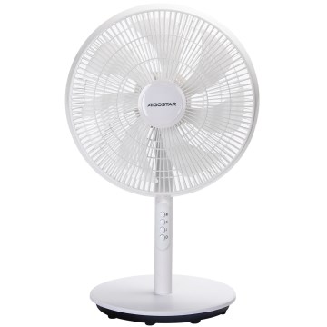 Aigostar - Standventilator 45W/230V 110 cm Weiß